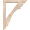 Ekena Millwork Olympic Slat Smooth Bracket w/ Offset Brace, Douglas Fir, 5 1/2"W x 32"D x 40"H BKT0604X32X40OLY06SDF - alternate 4
